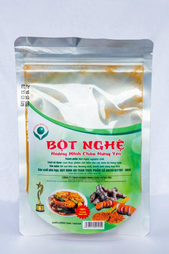 Bột Nghệ Hoàng Minh Châu Hưng Yên 100gram